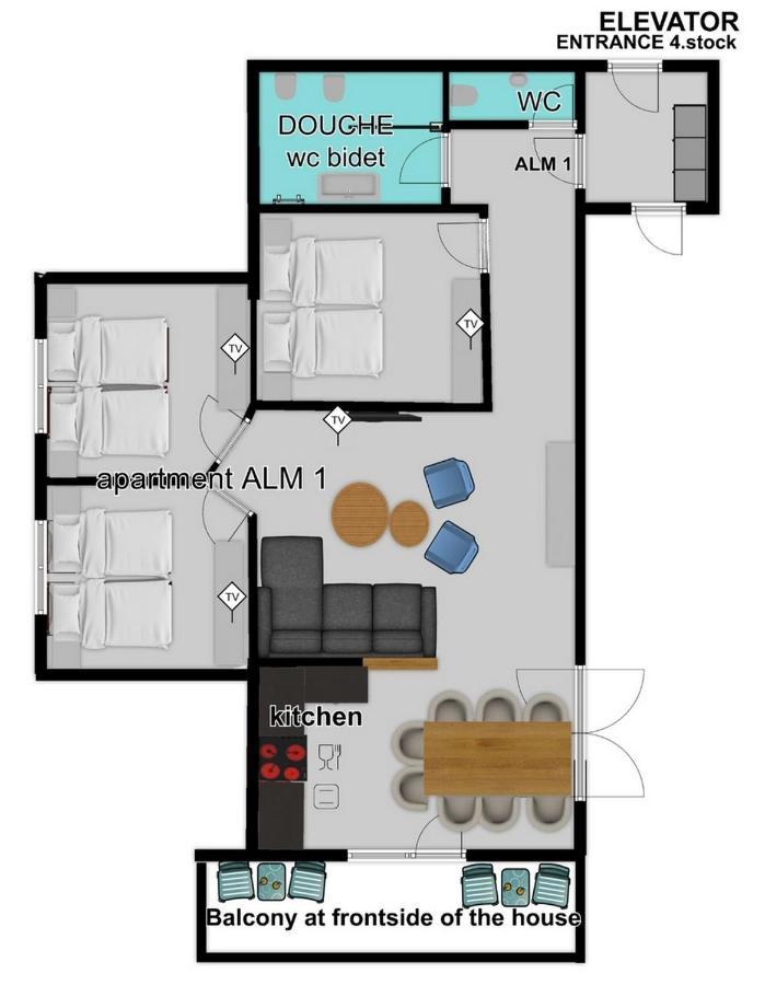 Alm Appartements Zellamsee Zell am See Zewnętrze zdjęcie